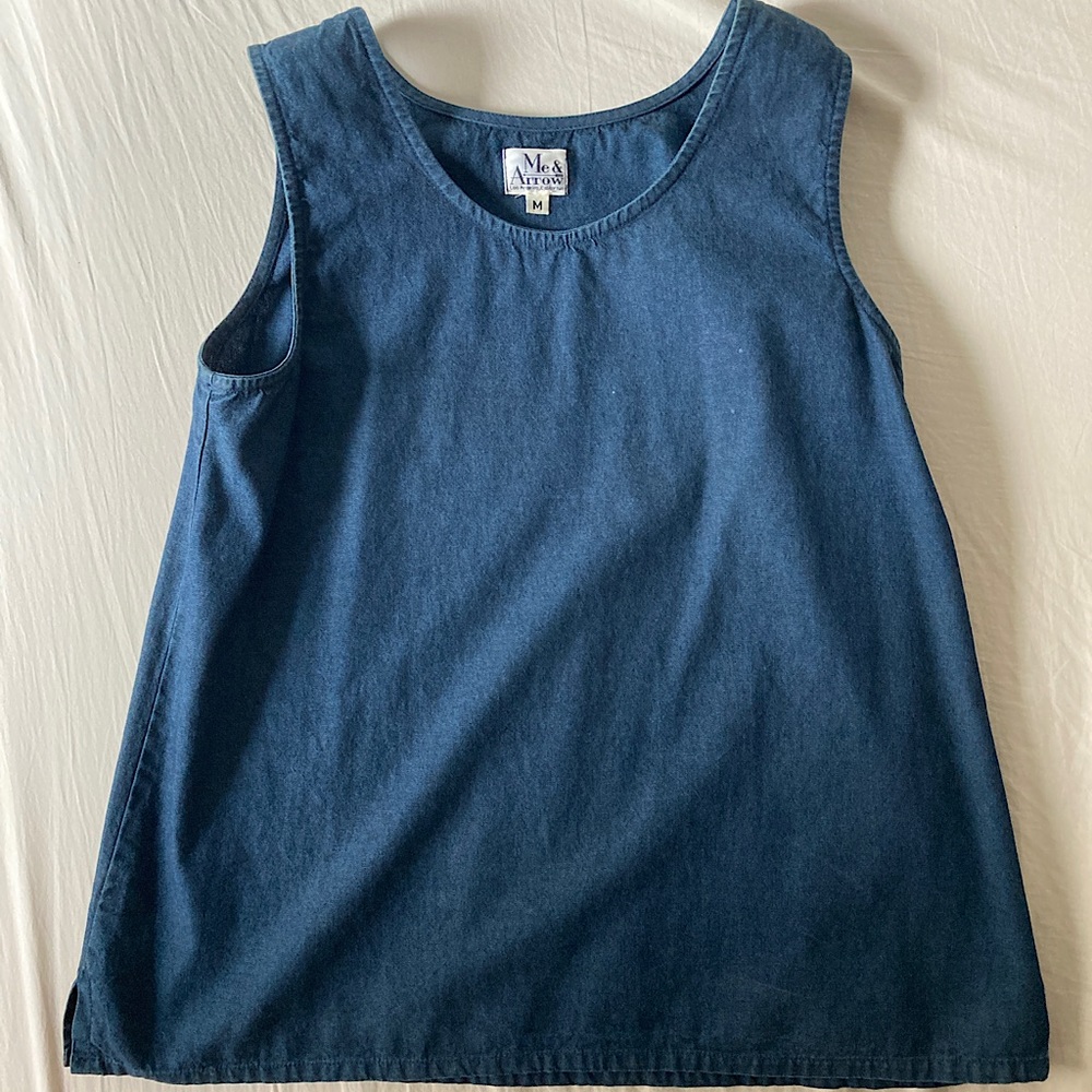 Cotton Canvas tank top. Handmade in Los Angeles.